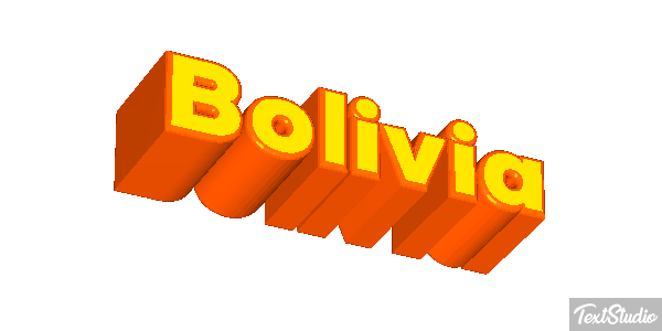 Bolivia Текстовый эффект