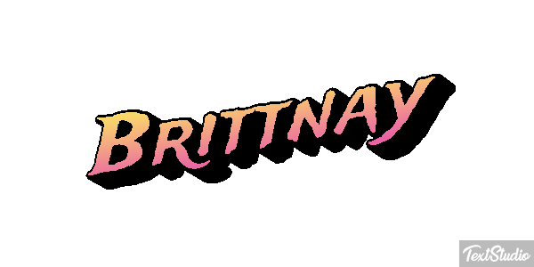 Brittnay Efecto de texto