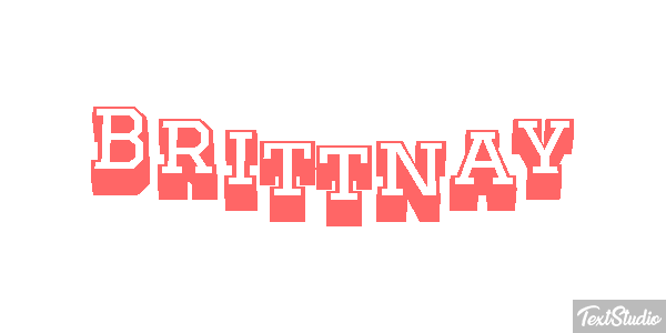 Brittnay Efecto de texto