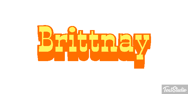 Brittnay Efecto de texto