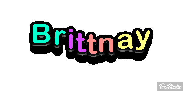 Brittnay Efecto de texto