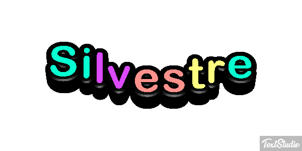 Silvestre Efecto de texto