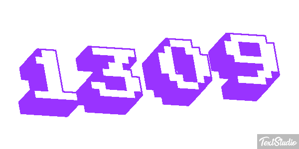 1309 Text effect