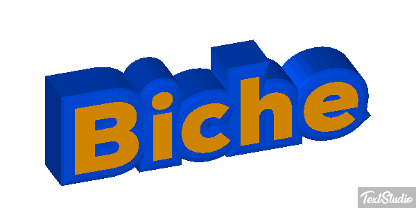 Biche Efekt tekstowy