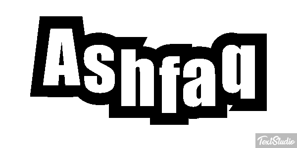 Ashfaq Text effect