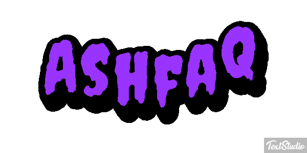 Ashfaq Text effect