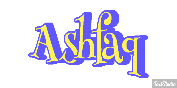 Ashfaq Text effect