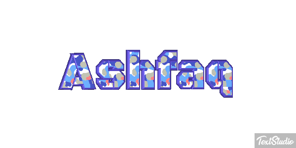 Ashfaq Text effect