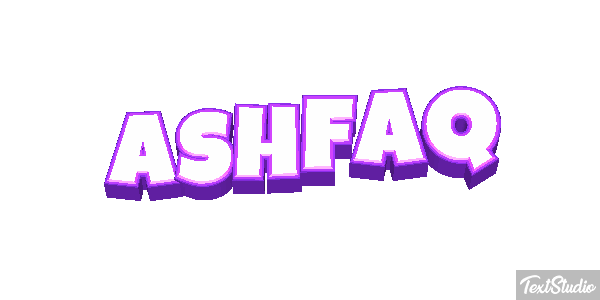 Ashfaq Text effect