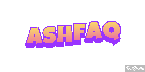 Ashfaq Text effect