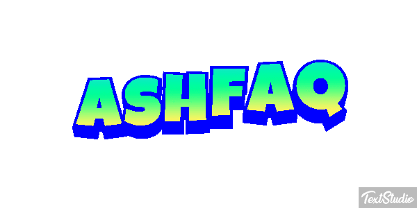 Ashfaq Text effect