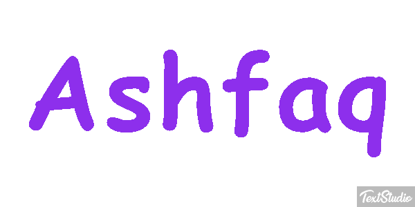Ashfaq Text effect