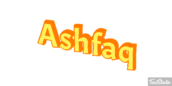 Ashfaq Text effect