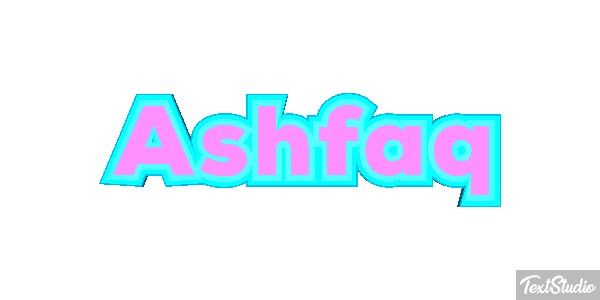 Ashfaq Text effect