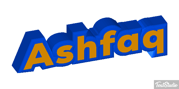 Ashfaq Text effect
