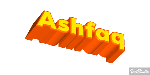 Ashfaq Text effect