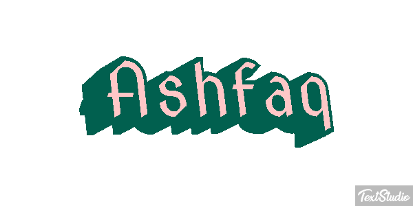 Ashfaq Text effect