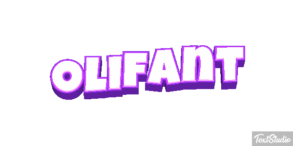 Olifant Tekst effect