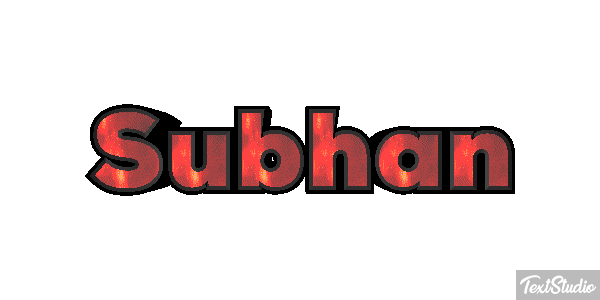 Subhan Text effect