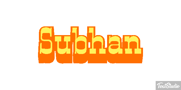 Subhan Text effect