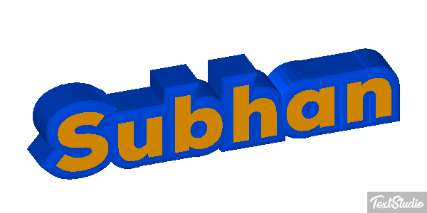 Subhan Text effect