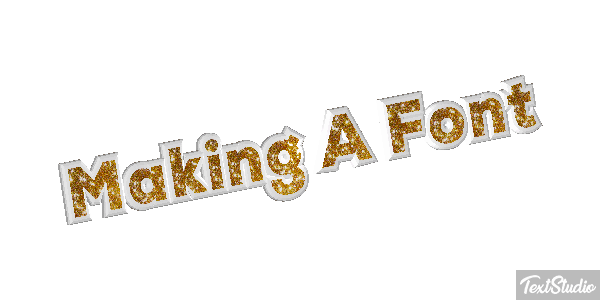 Making A Font Tekst effect