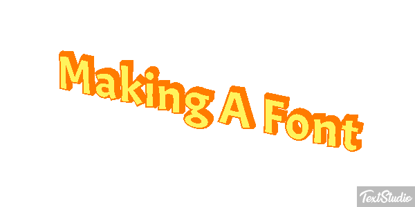 Making A Font Tekst effect