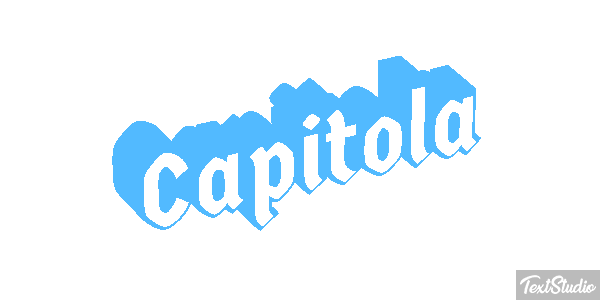 Capitola Text effect