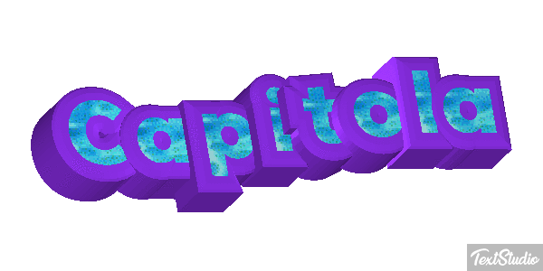 Capitola Text effect