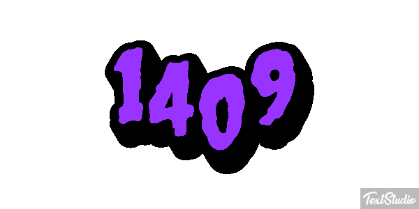 1409 Text effect