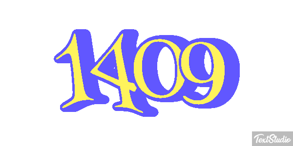 1409 Text effect