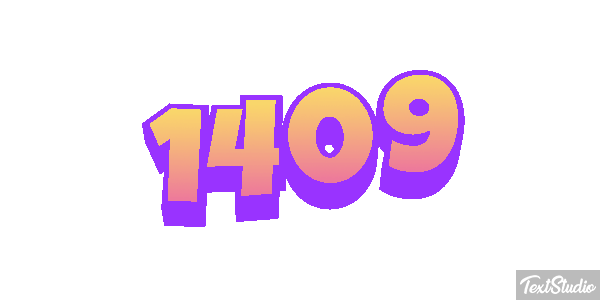 1409 Text effect