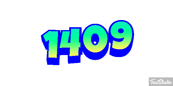 1409 Text effect