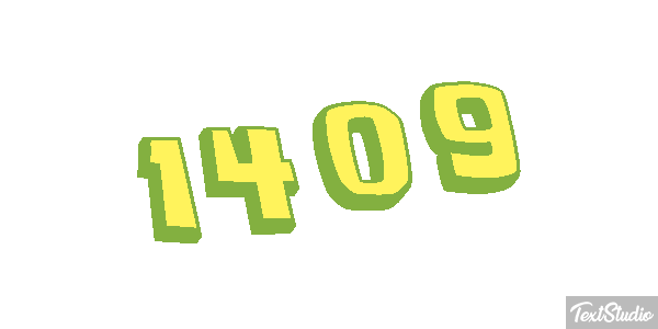 1409 Text effect