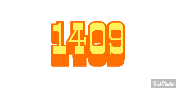 1409 Text effect