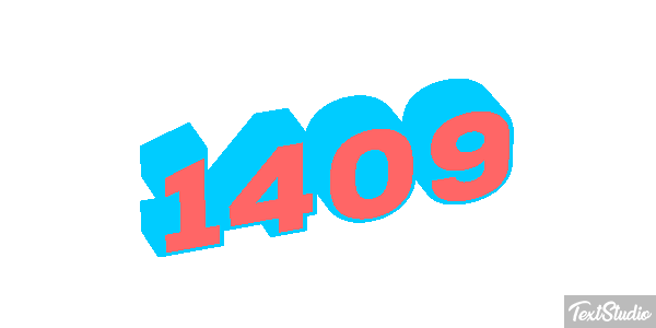 1409 Text effect