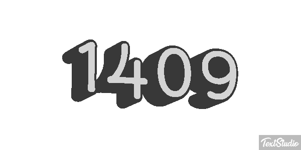 1409 Text effect