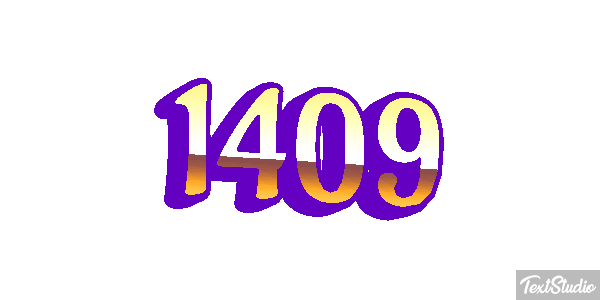 1409 Text effect