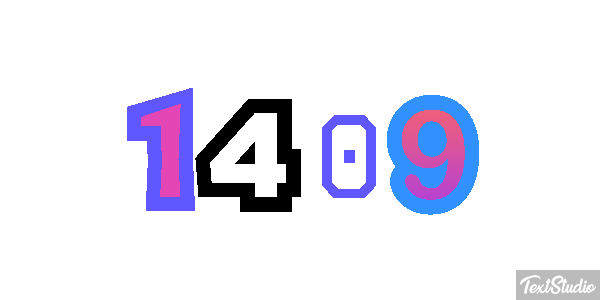 1409 Text effect