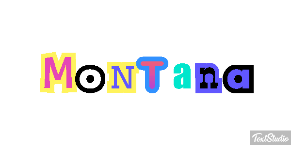 Montana Effet de texte