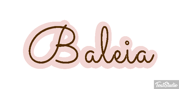 Baleia Texteffekt