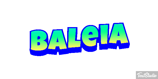 Baleia Texteffekt