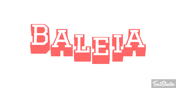 Baleia Texteffekt
