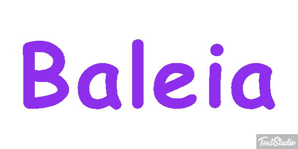 Baleia Texteffekt