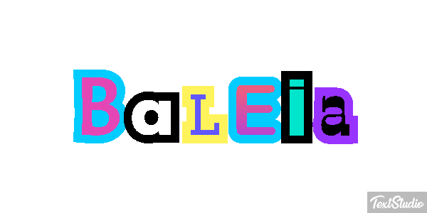 Baleia Texteffekt