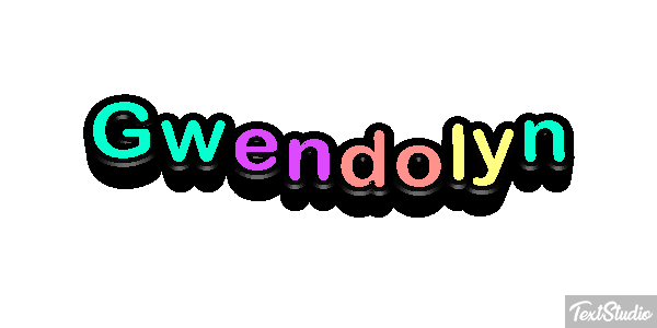 Gwendolyn Texteffekt
