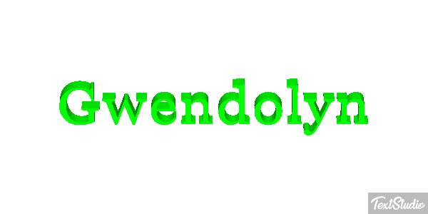 Gwendolyn Texteffekt