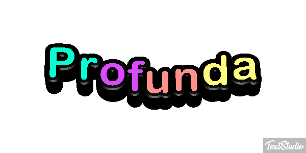 Profunda Efeito do texto