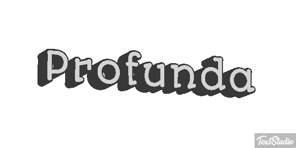 Profunda Efeito do texto