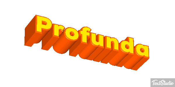 Profunda Efeito do texto